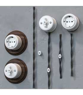 Porzellan-Lichtfassung