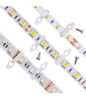 Şerit Led Sabitleme Aparatı (Vida Dahildir) IP65-IP20 (10 Adet)