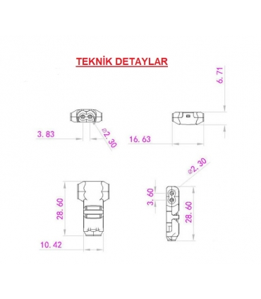 Tipo T-Velocidad De Combinación De Conector De Cable