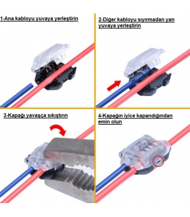 Y Type Quick Cable Joining Connector (1 pcs)