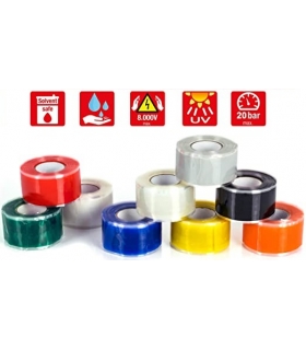 Silikon Bant 25mmx0,50mmx2,5metre (Kendi Kendine Yapışan)