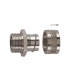 Nickel-plated metal spiral bushing (with) NPT External