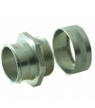 Nickel plated cable gland (without locknut)