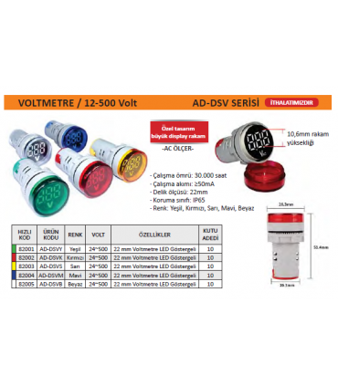 copy of LED-Anzeige Voltmeter