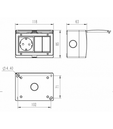 copy of IP55 TEK  KUTUPLU ZİL ANAHTAR