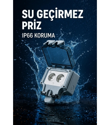 copy of Dış Mekan Tekli Wifi Priz (IP66)