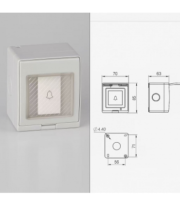 copy of IP55 TEK  KUTUPLU ZİL ANAHTAR