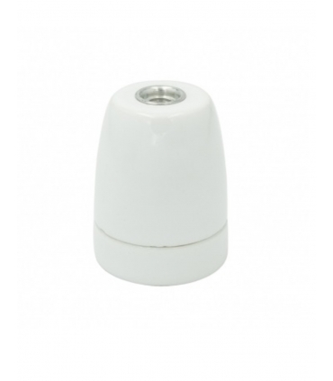 Porcelain E27 smooth Lamp holder F51