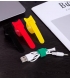 Velcro de las ataduras de cables y rollos