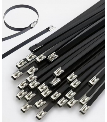 Stahl beschichtet Kabel Krawatten (304 grade)