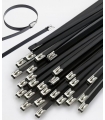Stahl beschichtet Kabel Krawatten (304 grade)