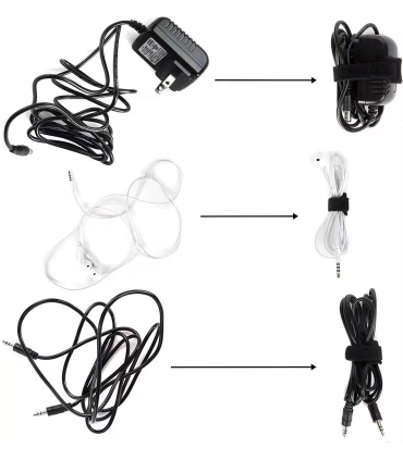 Velcro attaches de câble et rouleaux