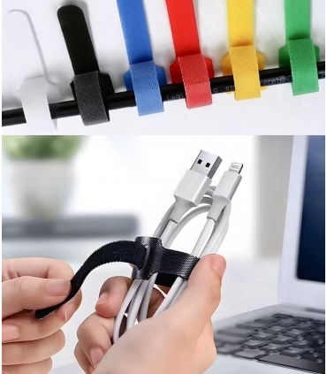 Velcro attaches de câble et rouleaux