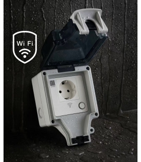 Dış Mekan Tekli Wifi Priz (IP66)