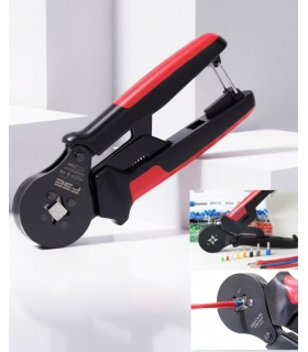 HSC4 6-4A (0.08-6mm²) Dörtgen Yüksük Sıkma Pensesi