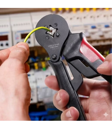 HSC4 6-4A (0.08-6mm²) Dörtgen Yüksük Sıkma Pensesi