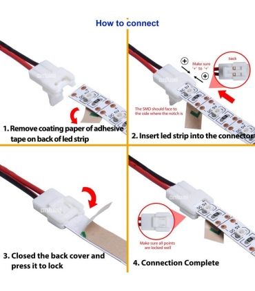 copy of Tira + conector del cable IP20