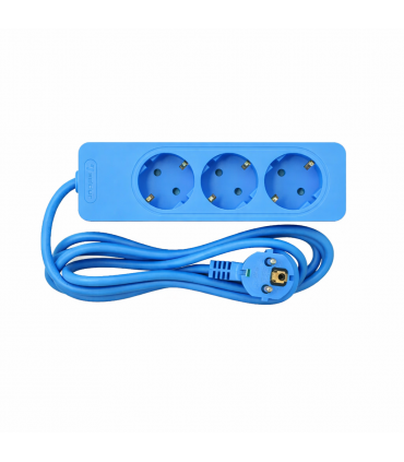 RENKLİ TOPRAKLI GRUP PRİZLER - ÜÇLÜ TOPRAKLI PRİZ-2M ÇK-PEMBE