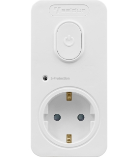 Seldur Anahtarlı, Şok ve Akım Korumalı Fiş-Priz (720J), ÇK, Beyaz