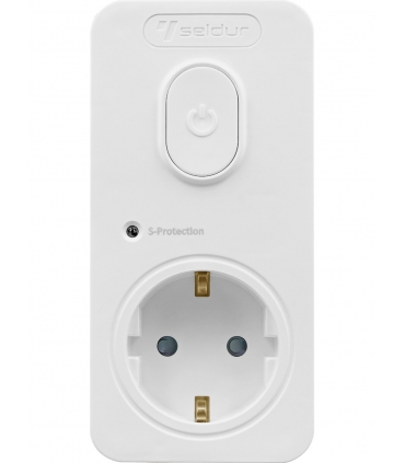 Seldur Anahtarlı, Şok ve Akım Korumalı Fiş-Priz (720J), ÇK, Beyaz