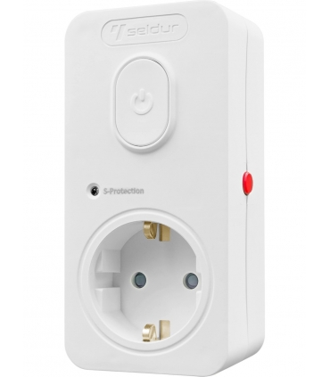 Seldur Anahtarlı, Şok ve Akım Korumalı Fiş-Priz (720J), ÇK, Beyaz