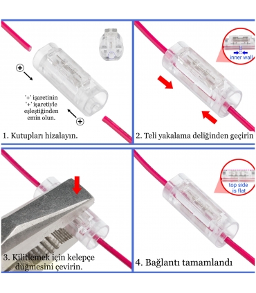 Kablo Birleştirme Konnektörü I Tipi 1 Pin