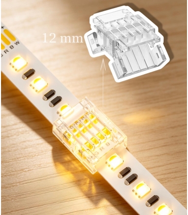 12mm RGB COB+SMD Şerit+Şerit IP 20 Bağlantı Konnektörü
