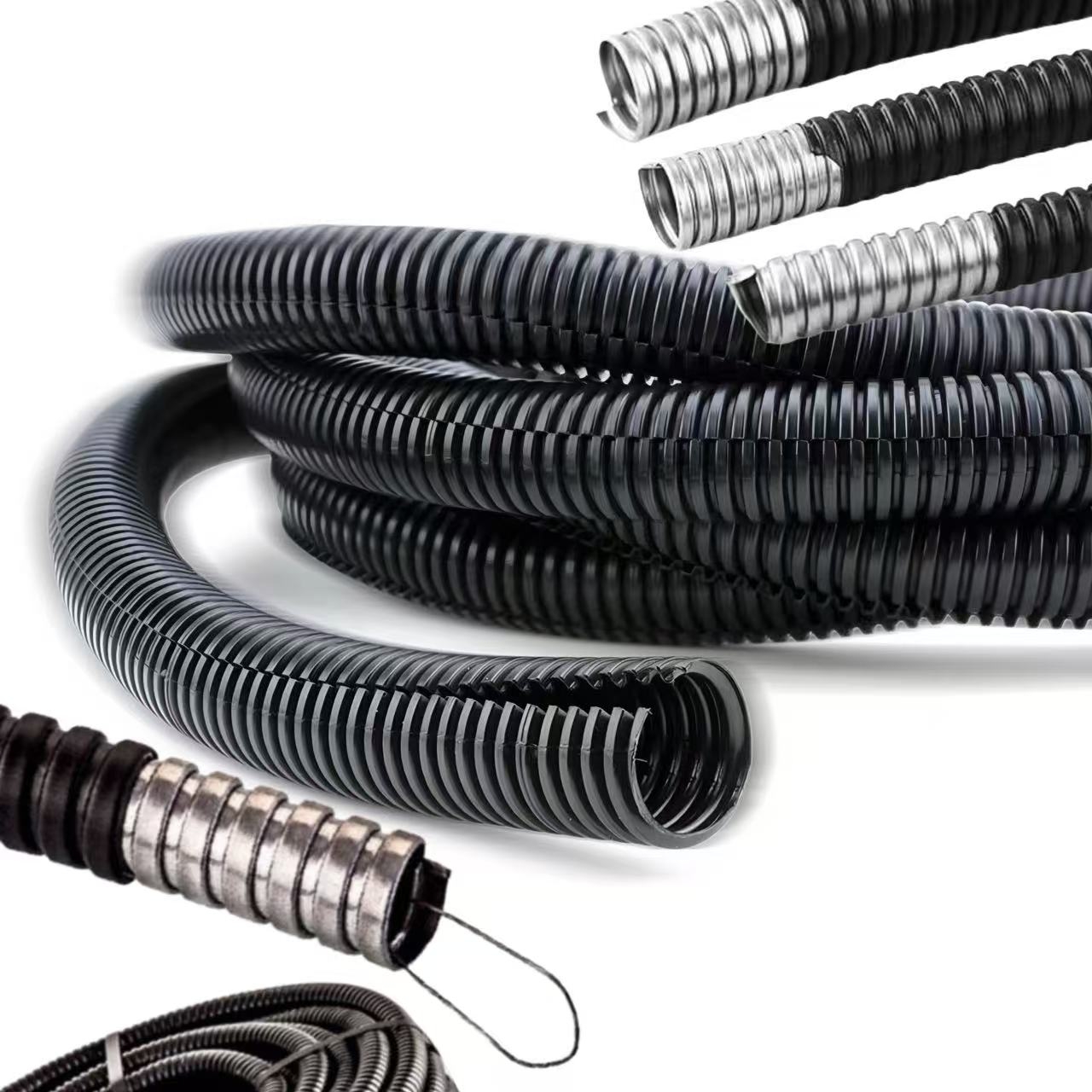 SeKi Nastro A Spirale 1,5 – 10 Mm, 10 M, Nero, Flessibile - Foto 8